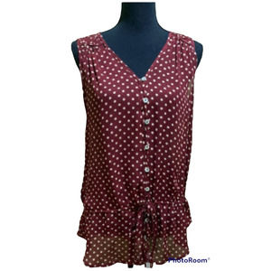 Black Rainn Sleeveless Blouse